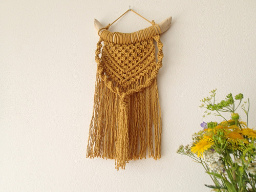 Boho macramé mustard SLEVA Z 599,- — foto 2
