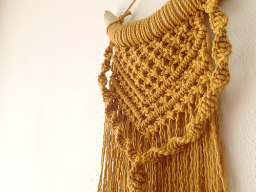 Boho macramé mustard SLEVA Z 599,- — foto 3