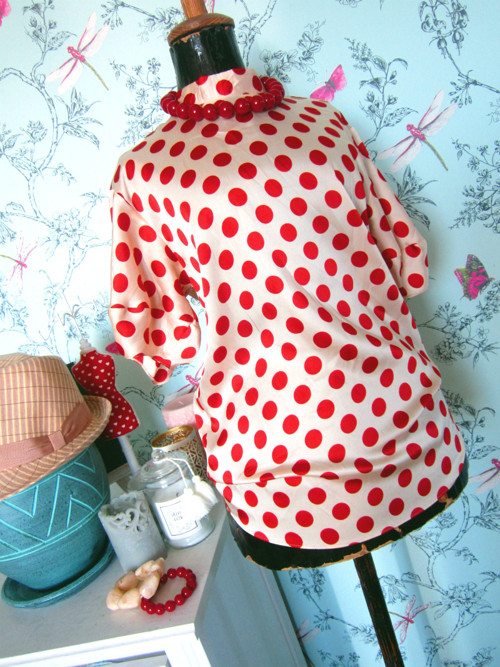 Retro halenka v puntíku — foto 2