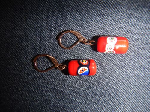Vinuté válečky - náušnice — foto 2