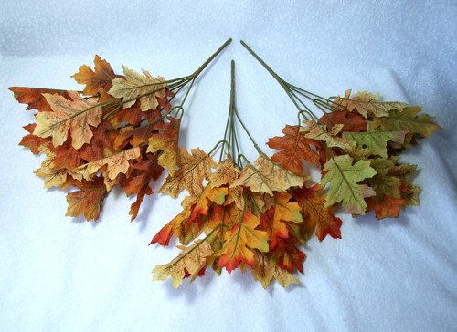 Trs podzimního listí - dub — foto 2