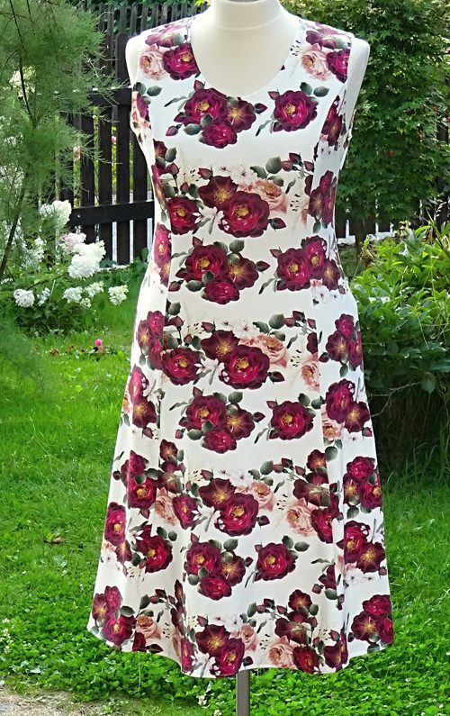 Šaty- bavlněné-růže-44-46 — foto 3