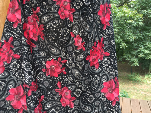 Půlkolová maxisukně na míru — foto 2