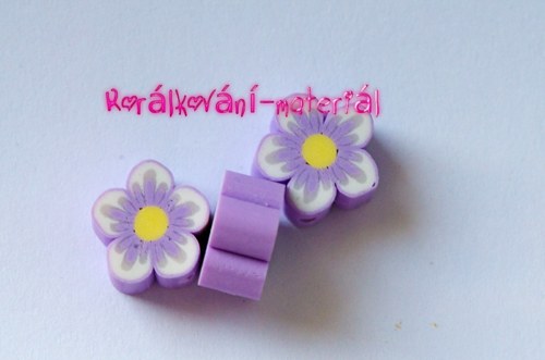 Fimo květ 6ks — foto 3