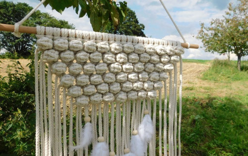 Macramé dekorace na zeď — foto 2