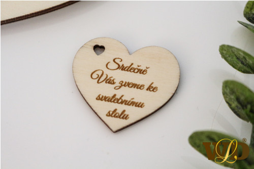 Dřevěné svatební oznámení — foto 4