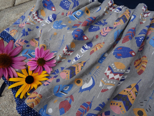 LINEN Indian Feathers — foto 5