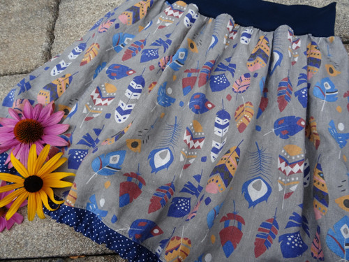 LINEN Indian Feathers — foto 3