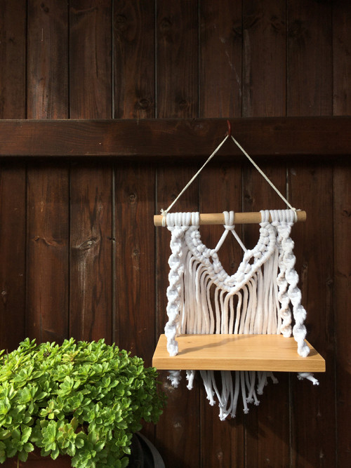 Macramé polička — foto 2