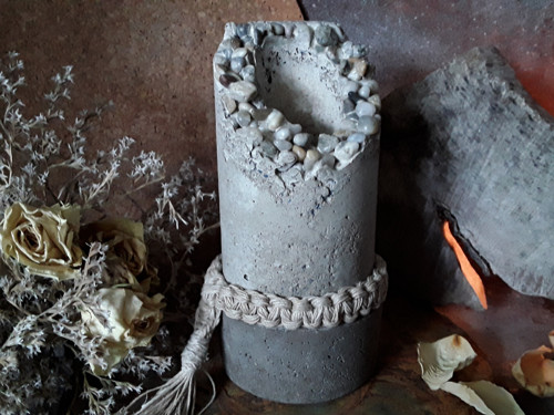 Beton-svícen " BOHO-STYL " — foto 3