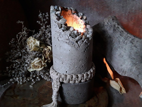 Beton-svícen " BOHO-STYL " — foto 4