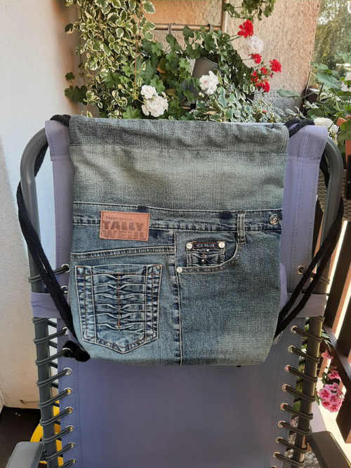 Vak na záda džínový — foto 3