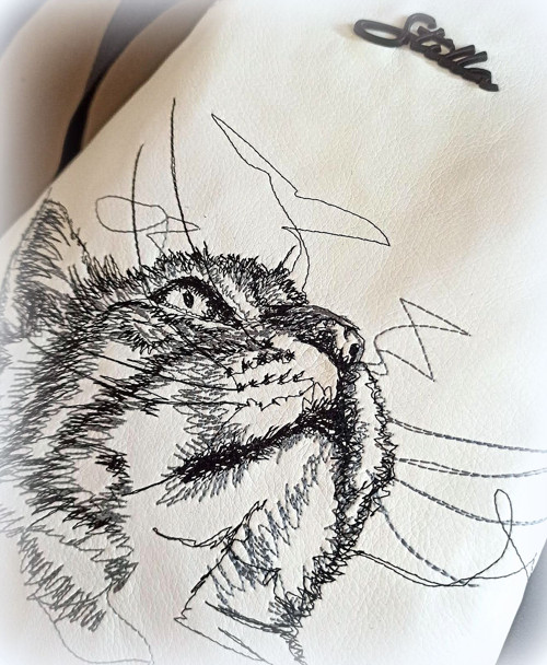 Sling bag sketch cat — foto 4