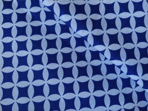 Modro-bílé geometrického květiny — foto 3
