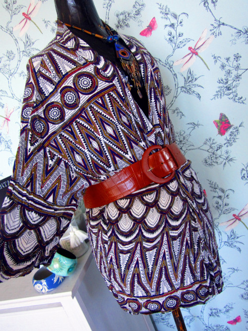 Kardigan vzory etno boho aztécké — foto 2