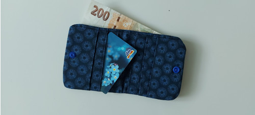 Pánská peněženka - černomodrá — foto 2