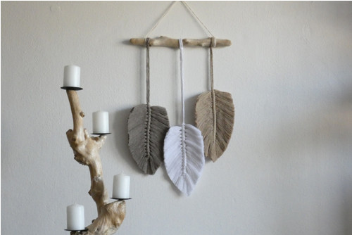 Pírka II. - závěsná dekorace, macramé — foto 2
