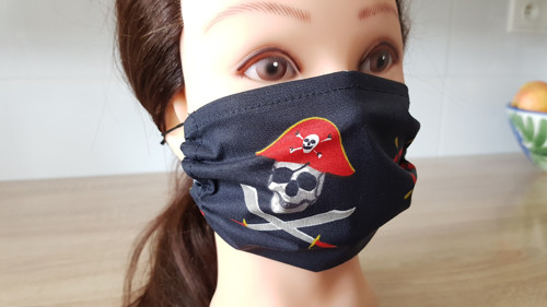 Dětská ROUŠKA růžová - Pirát — foto 2