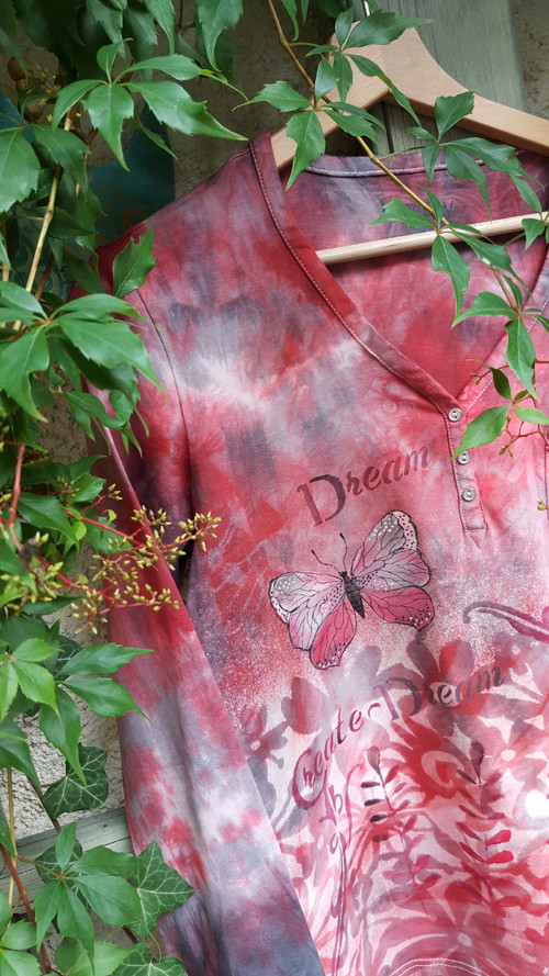 Create Dream, batikované triko vel.L — foto 3