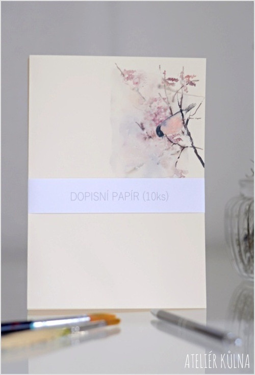 Dopisní papír & monogram *Hýl* (10ks) — foto 2