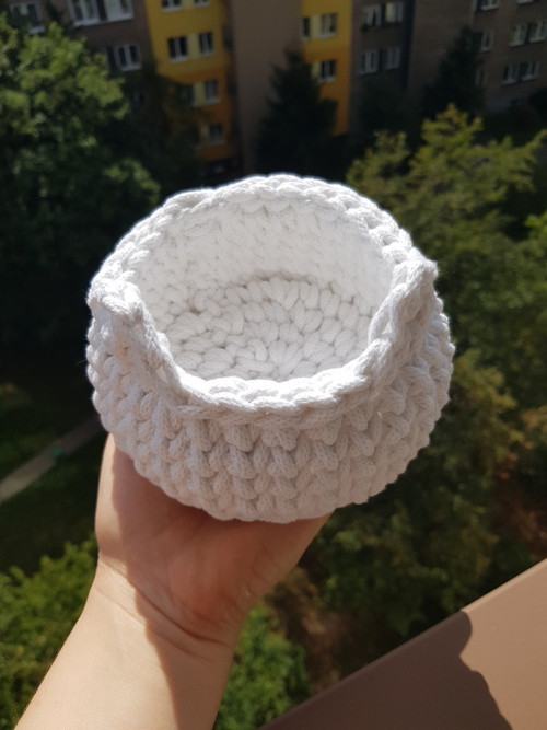 Háčkovaný košík — foto 2