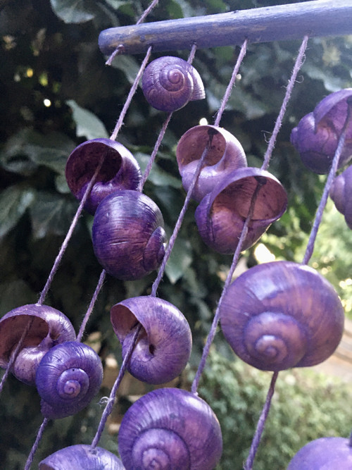 Šnečí větrohra "Levandulová" mini — foto 6