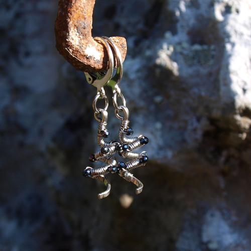 Náušnice: spinely ve spirále — foto 2