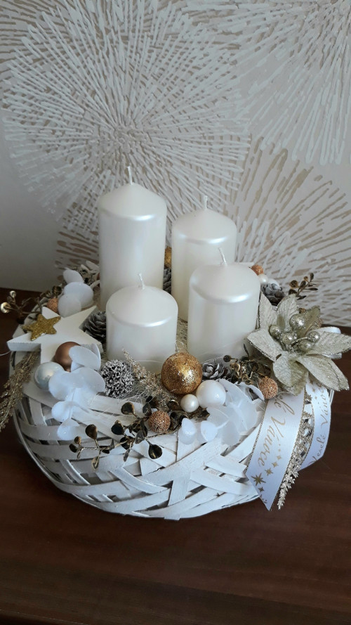 Krásný adventní svícen — foto 2