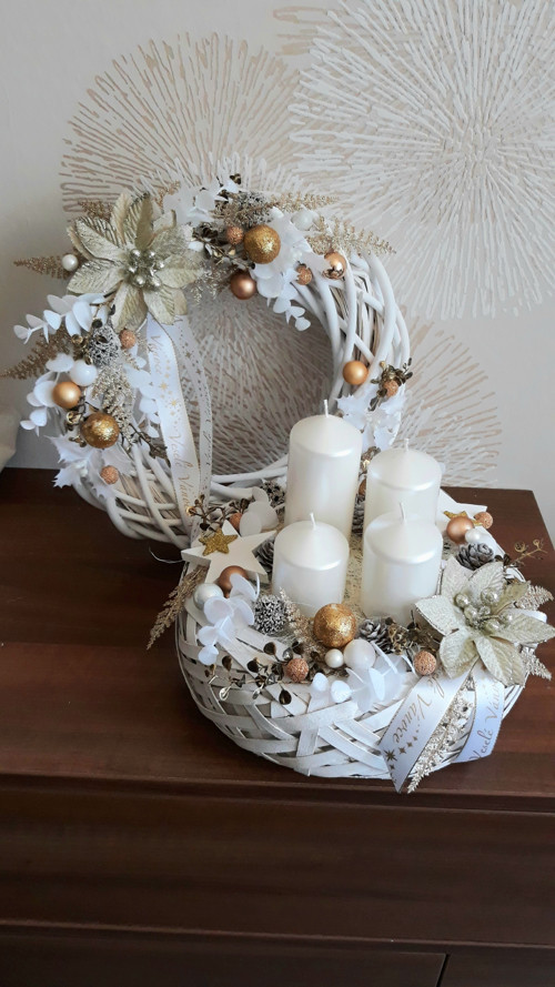 Krásný adventní svícen — foto 3