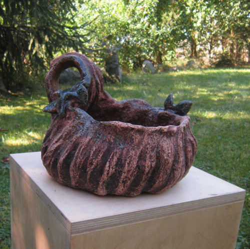 Květináč - mísa - listy — foto 2