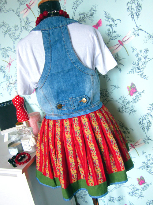 Vestička jeans boho — foto 5