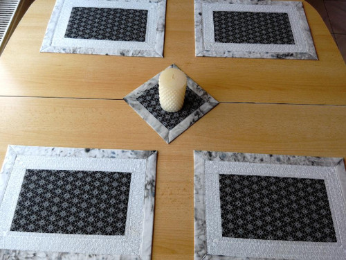 Prostírání černobílé — foto 2