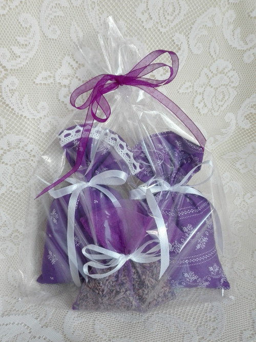 Levandulové sáčky - purpurová sada — foto 3