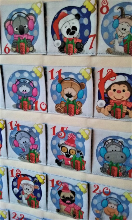Adventní kalendář modrý — foto 2