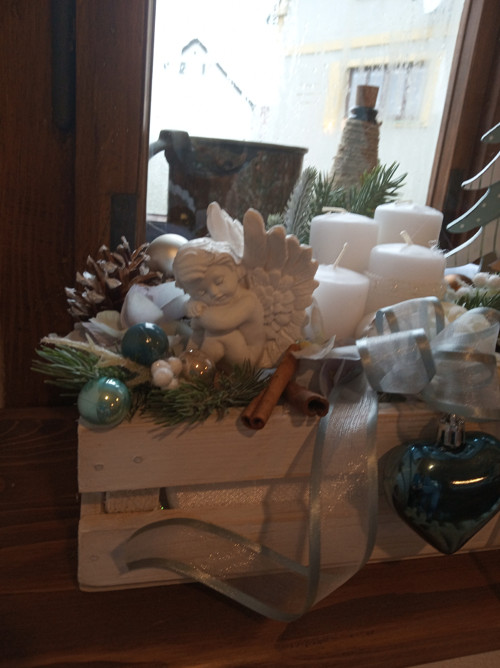 Adventní truhlík s andělíčkem — foto 2