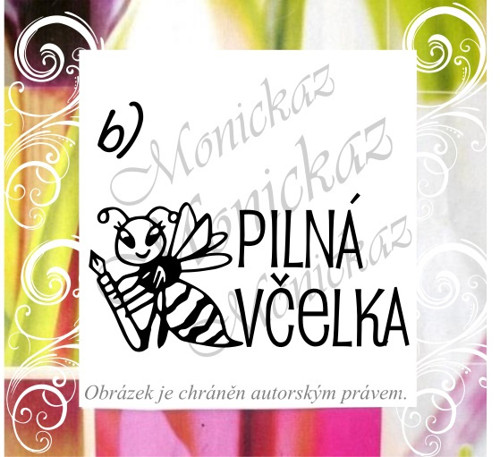 Pilná včelka malá 229 a). Razítko. — foto 2