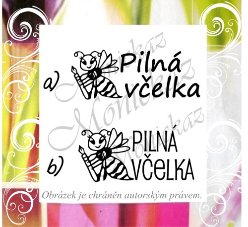 Pilná včelka malá 229 a). Razítko. — foto 3