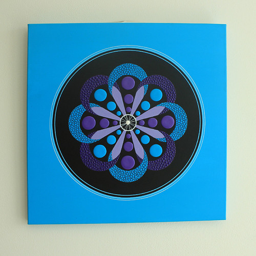 Mandala 50x50 Dot Art - handmade — foto 3