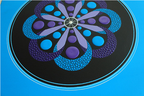 Mandala 50x50 Dot Art - handmade — foto 4