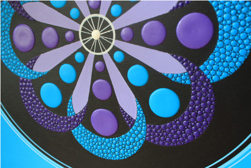 Mandala 50x50 Dot Art - handmade — foto 2