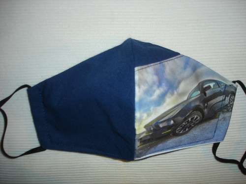 Textilní rouška pánská jeans — foto 2