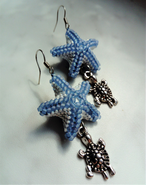 Náušnice Iceland Starfish — foto 5