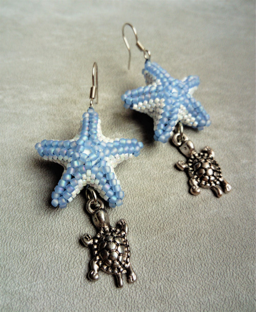 Náušnice Iceland Starfish — foto 2