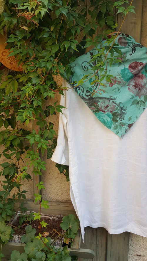Lněný kaftan, vel.40/L — foto 5