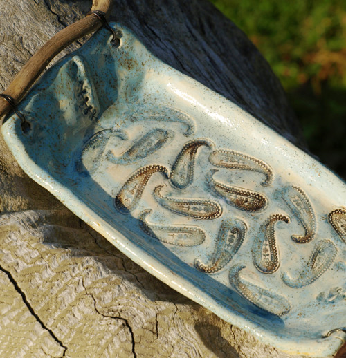 Keramický tác - rostlinky a driftwood — foto 6