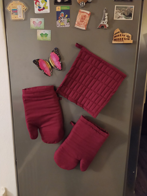 Chňapky s MAGNETEM a podložka — foto 2
