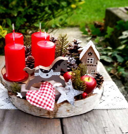 Adventní dekorace na stůl - rezervace — foto 2