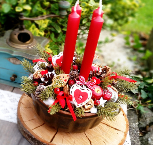 Adventní svícen "Vánoční pečení" — foto 2