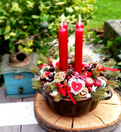 Adventní svícen "Vánoční pečení" — foto 4