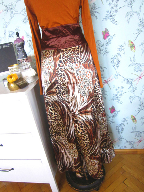 Sukně eklektická boho animal — foto 5